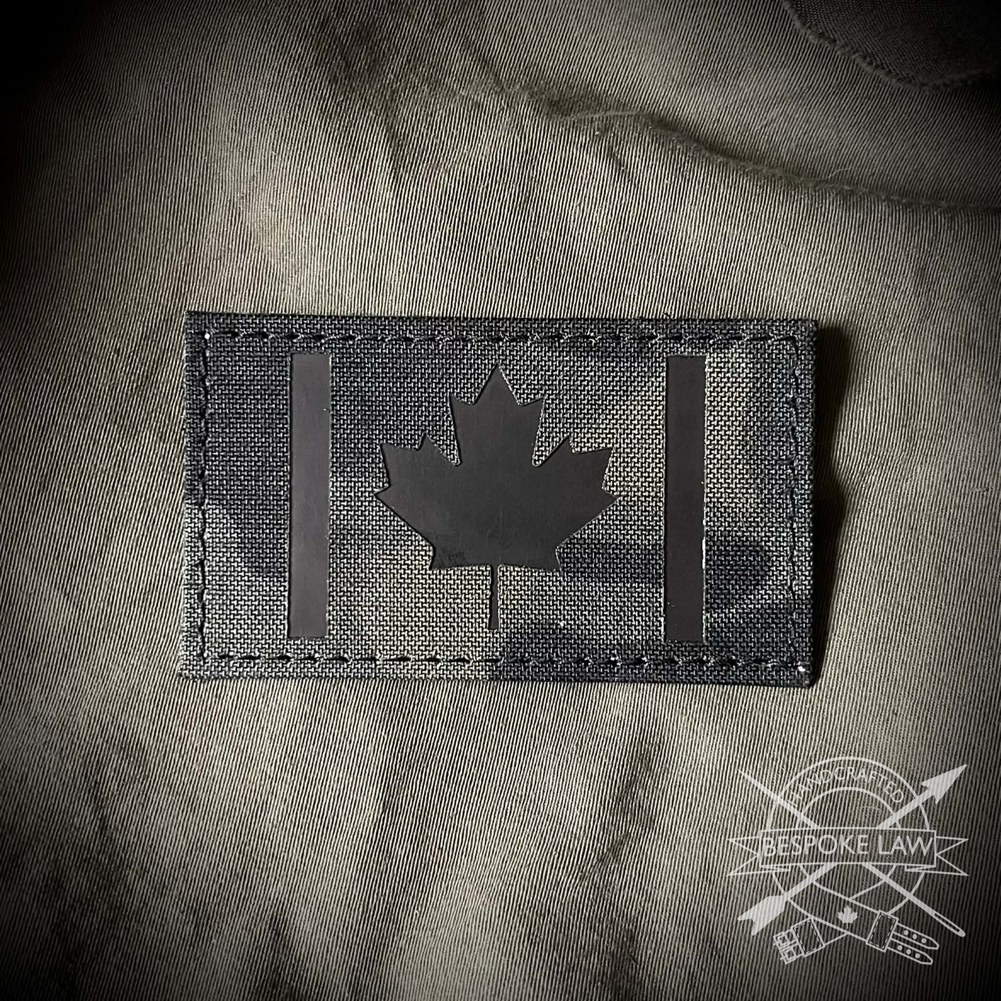 Laser Cut Canada Flag Patch