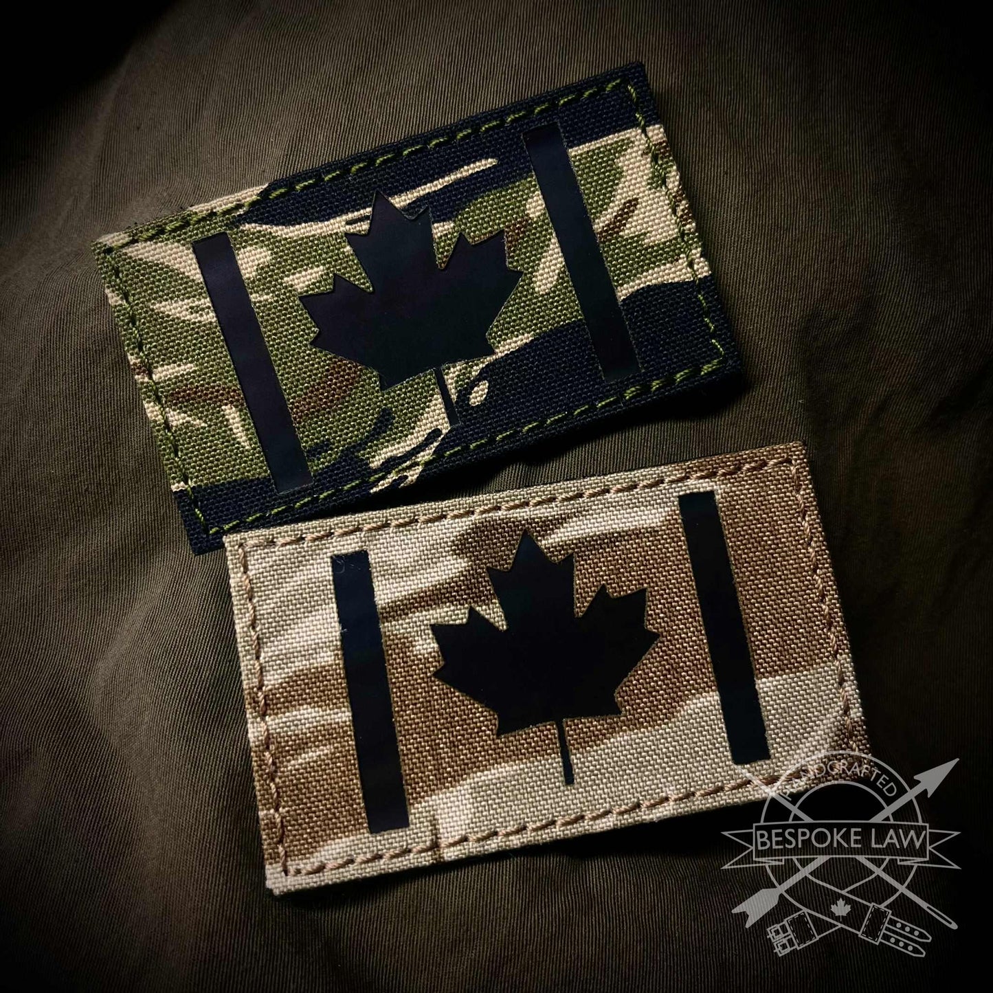 Laser Cut Canada Flag Patch