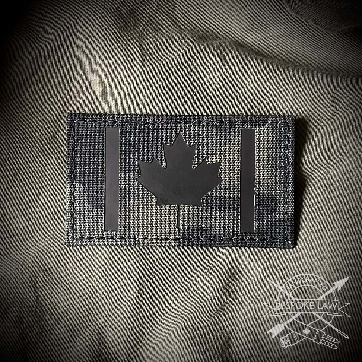 Laser Cut Canada Flag Patch