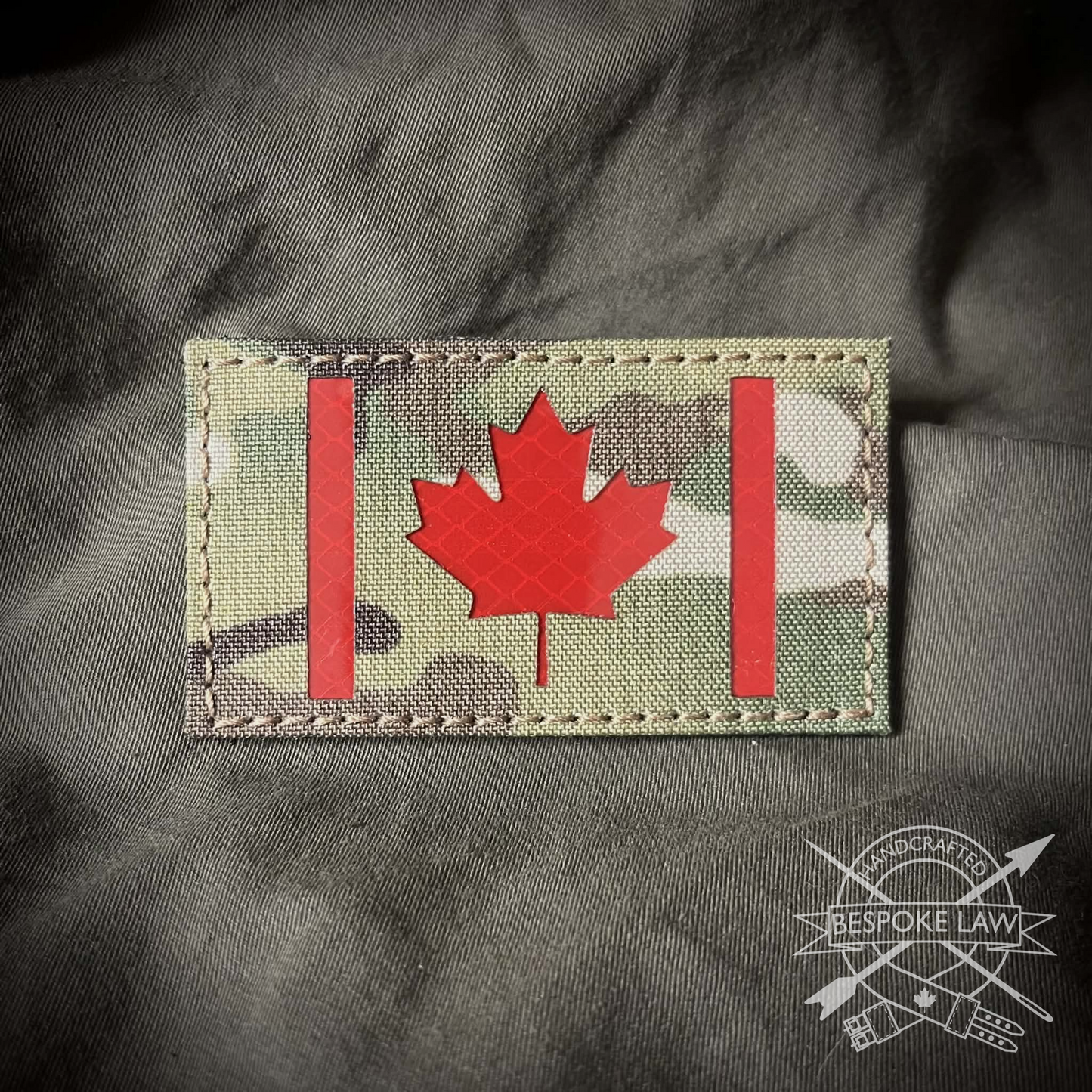 Laser Cut Canada Flag Patch