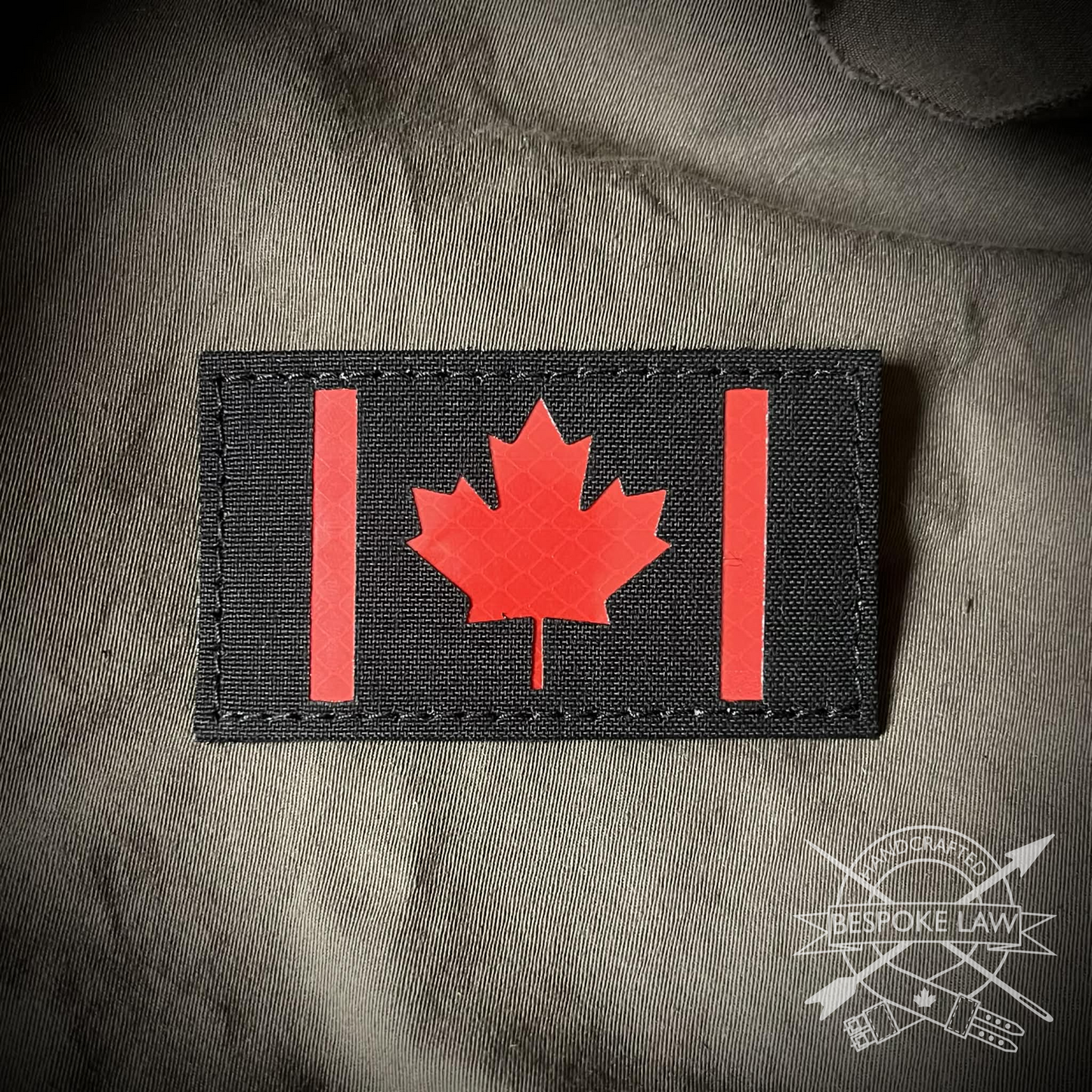 Laser Cut Canada Flag Patch