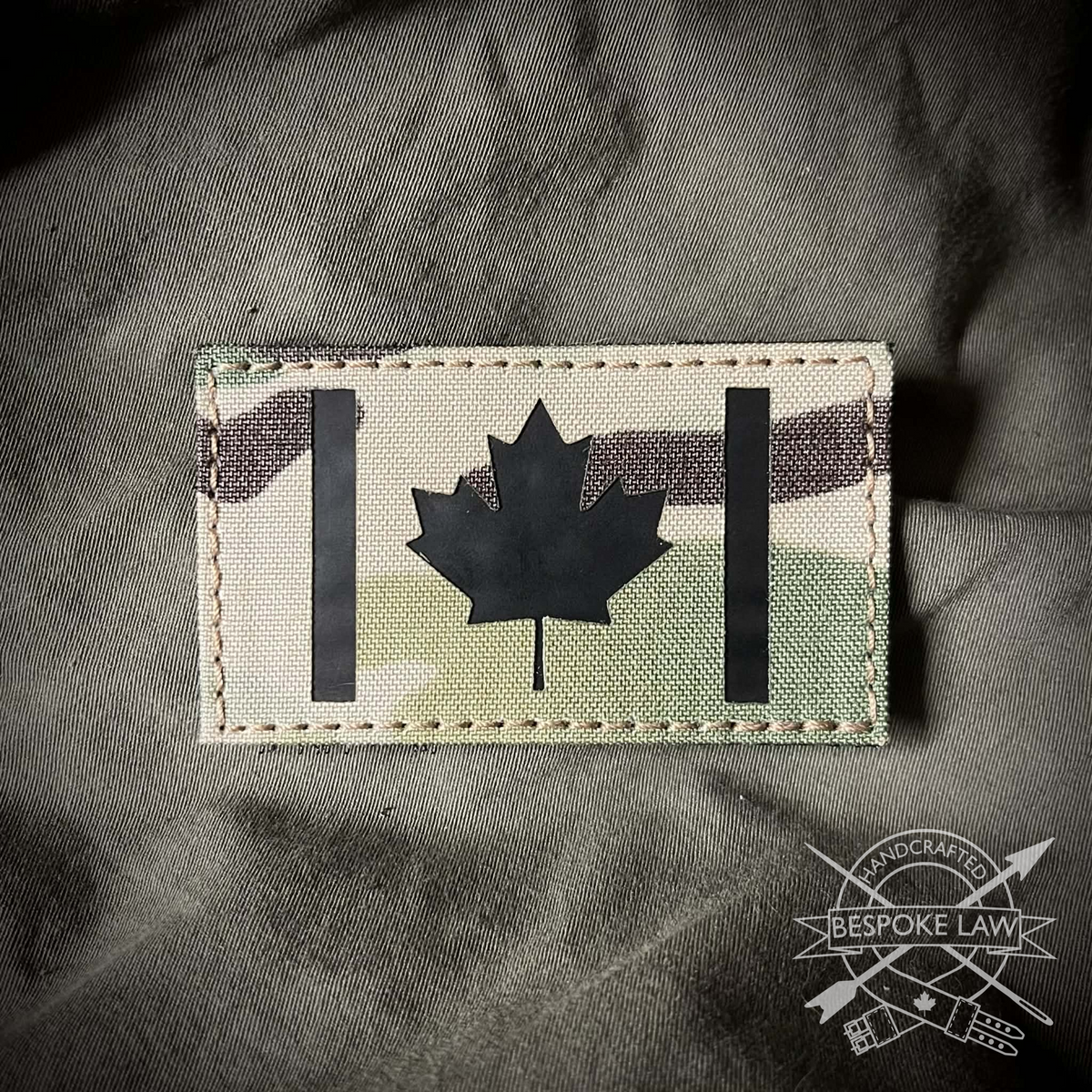 Laser Cut Canada Flag Patch