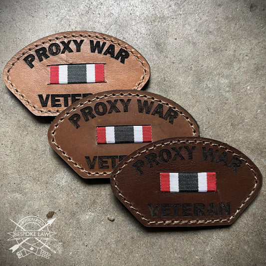 Proxy War Veteran Leather Patch - Limited Run